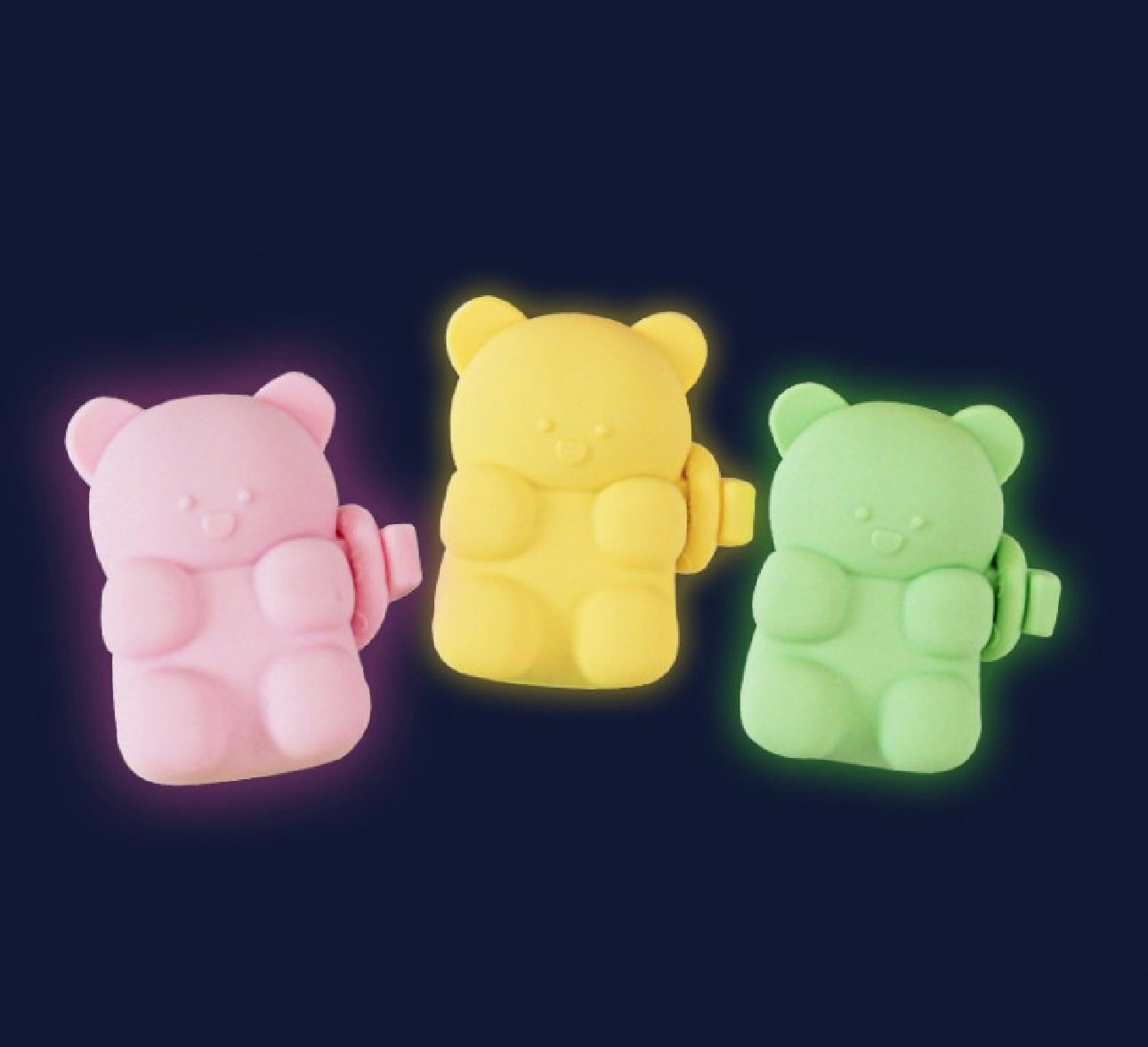 [毛孩!] LED夜燈Jelly Bear熊仔狗帶