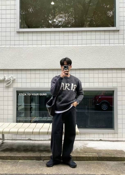 Paris針織上衣 韓國男裝