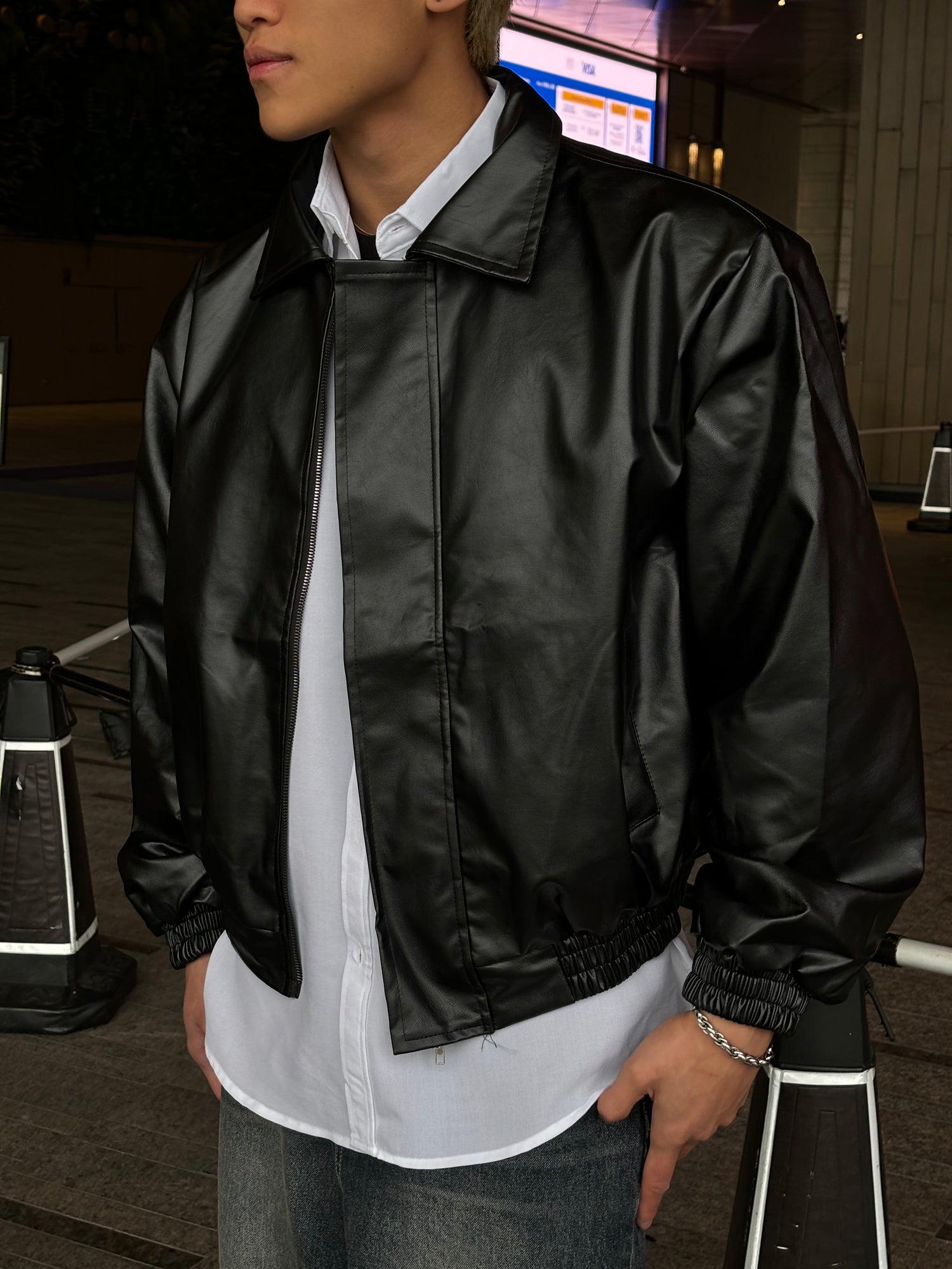 白色百搭襯衫 韓國男裝