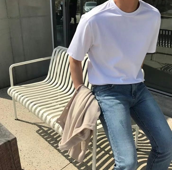 日常短袖上衣 韓國男裝