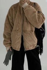 毛毛厚外套 韓國男裝