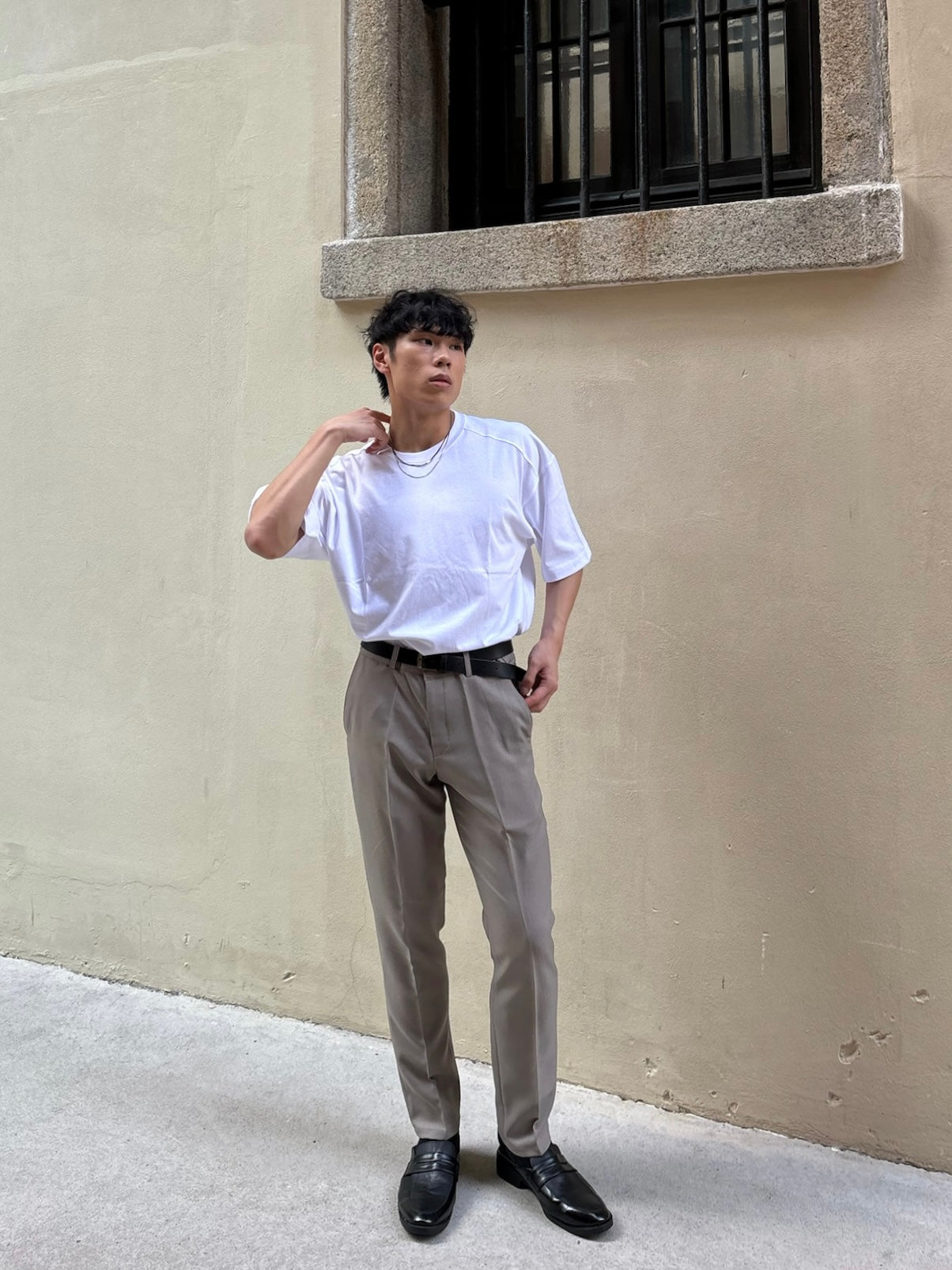 基本直腳長褲 香港男裝