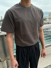 [自家品牌]純棉碳灰短袖上衣 韓國男裝