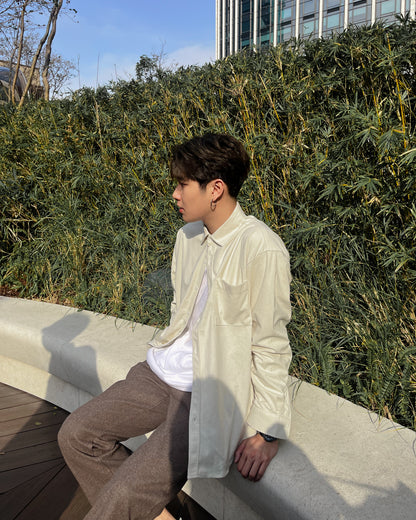 挺身超舒適長褲 - 啡色