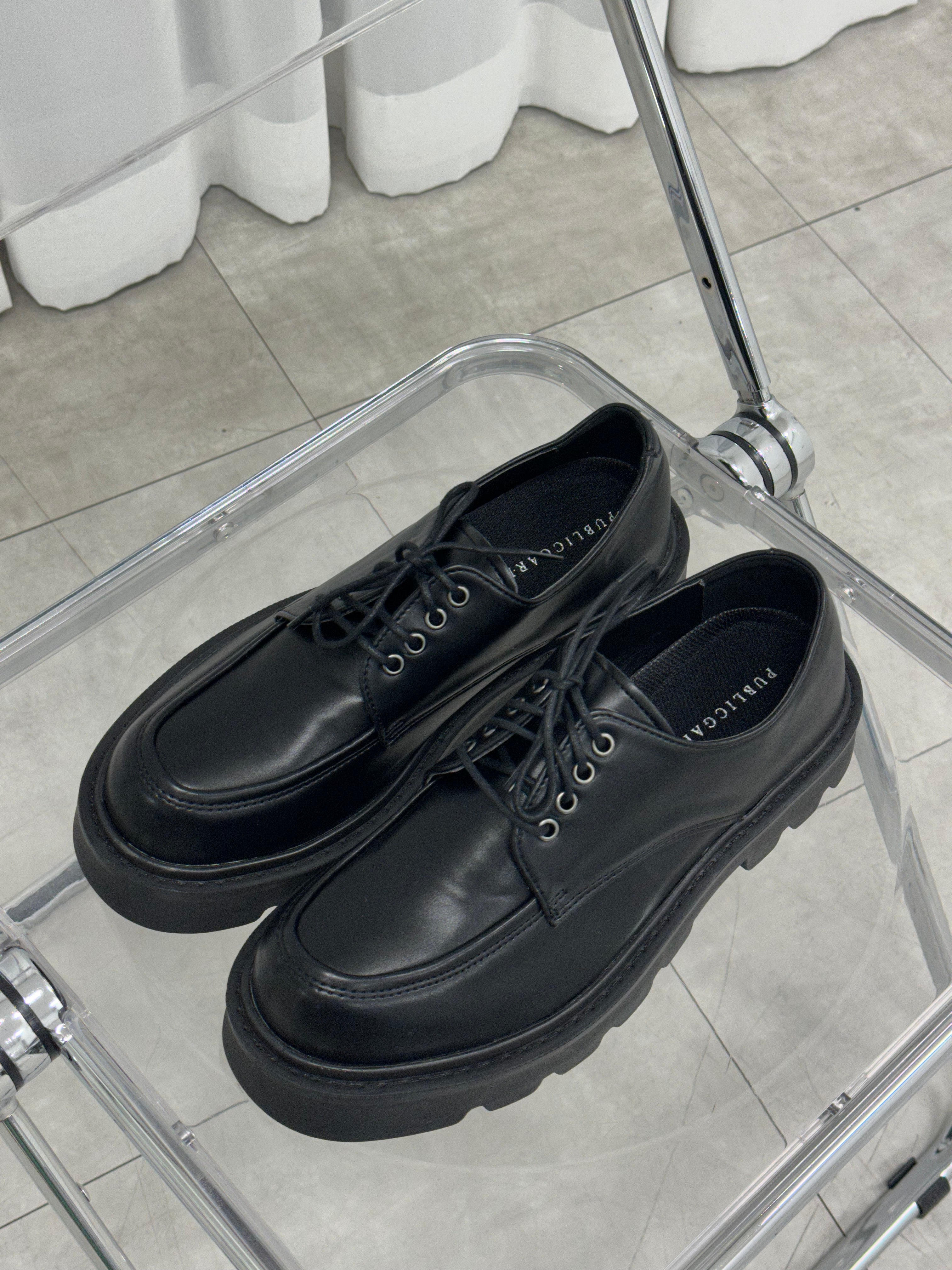 加厚底德比鞋Derby Shoes