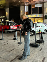 深藍落地牛仔褲 韓國男裝