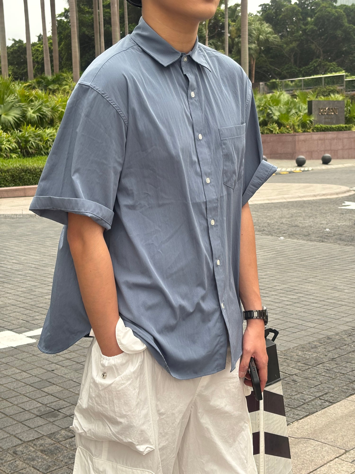 韓系短袖襯衫