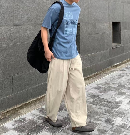 男女裝系列 落地闊身長褲