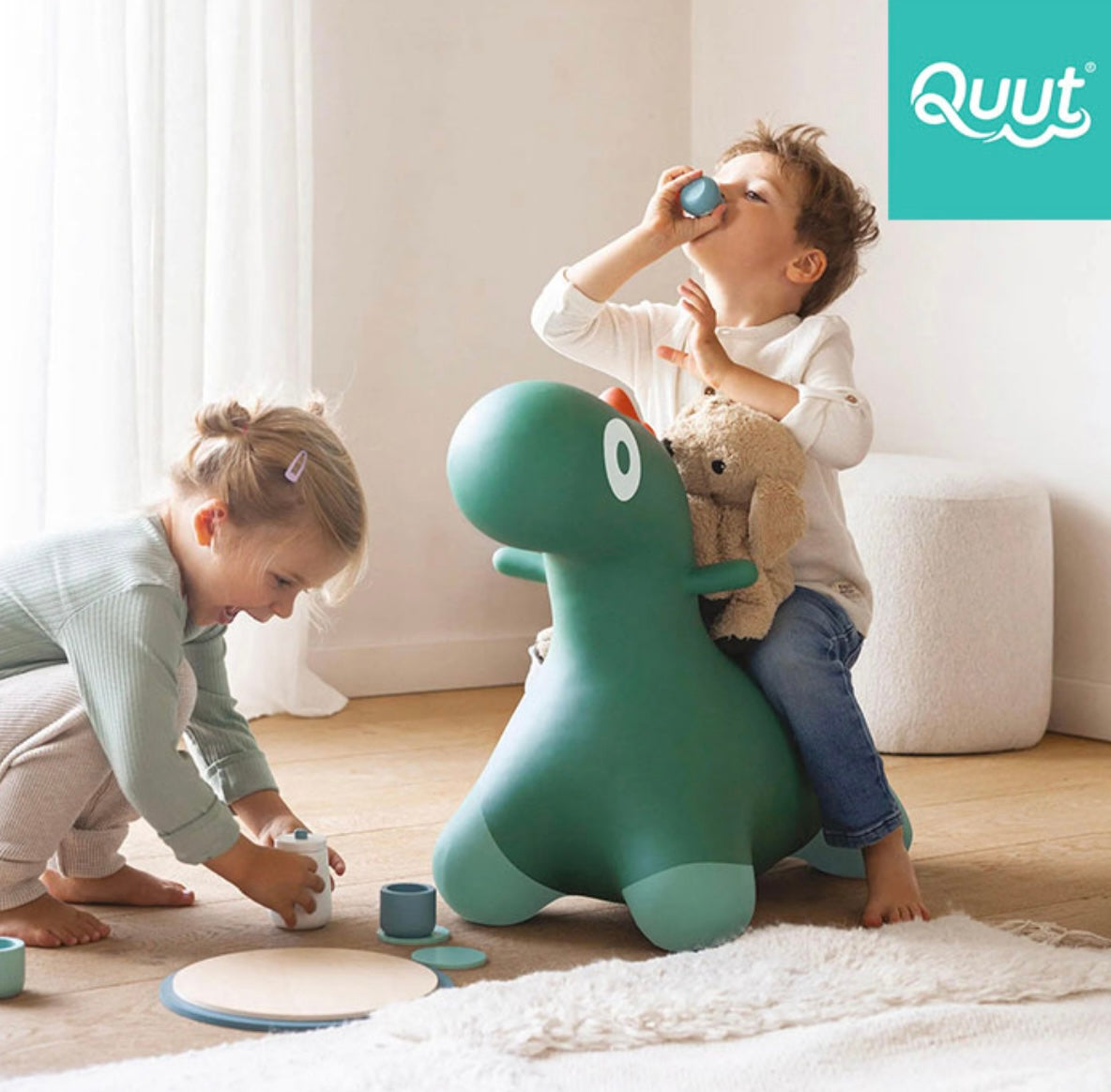 [幼兒玩具]恐龍搖搖玩具 new beige