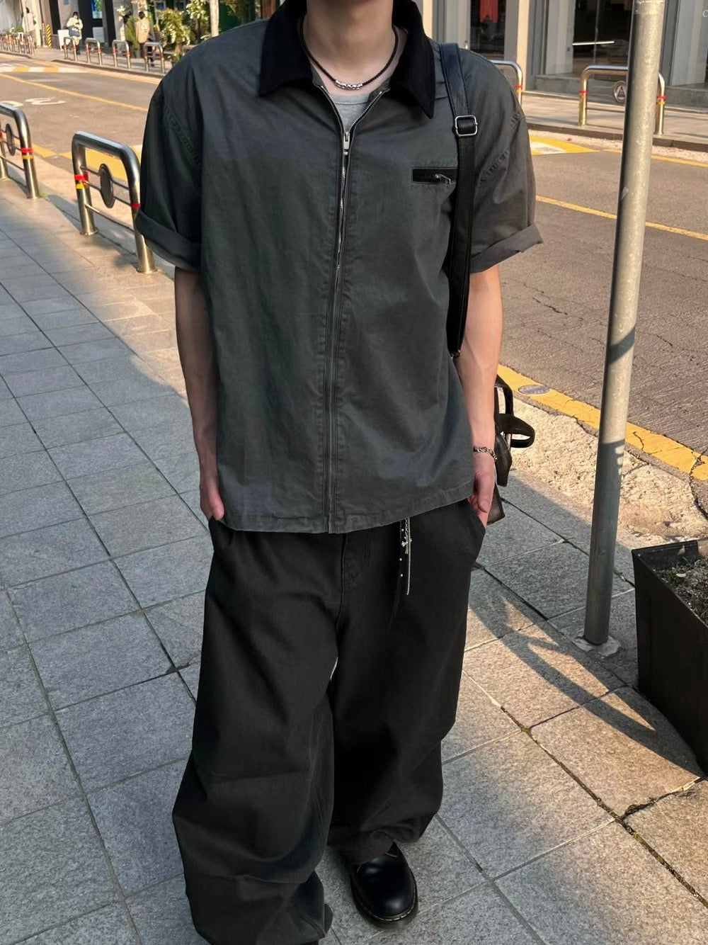 韓系短袖外套 韓國男裝