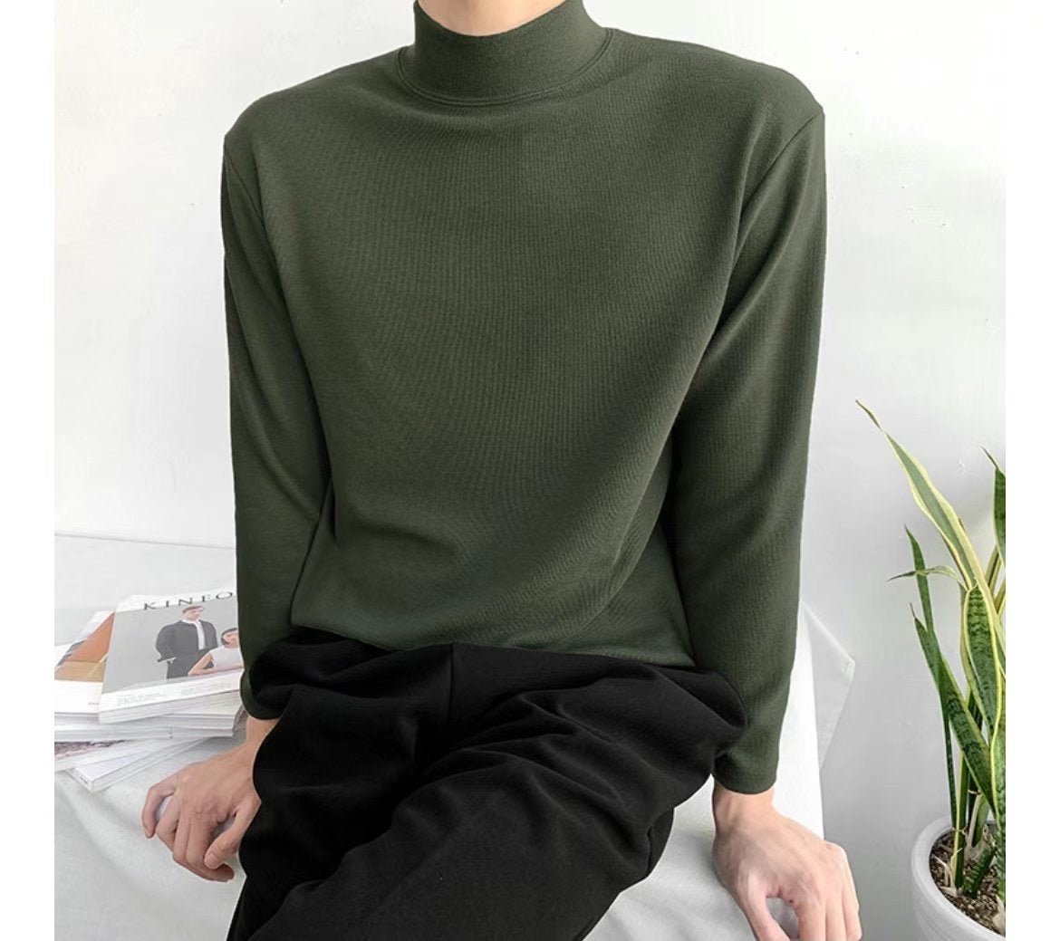 必入!半領上衣Basic Turtle Neck Top