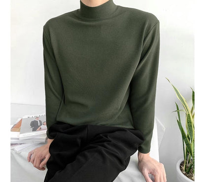 必入!半領上衣Basic Turtle Neck Top