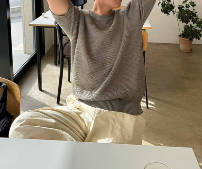 韓系質感短袖上衣