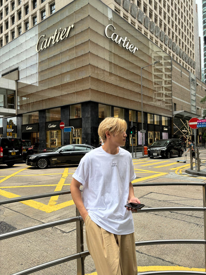 Coffee&amp;Cig短袖白色上衣 男裝衫 