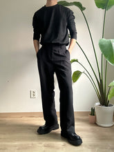 黑色落地西裝褲 香港男裝