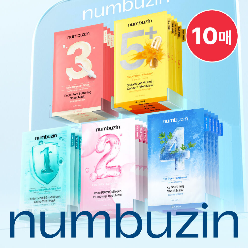 [熱門面膜]Numbuzin面膜10片裝