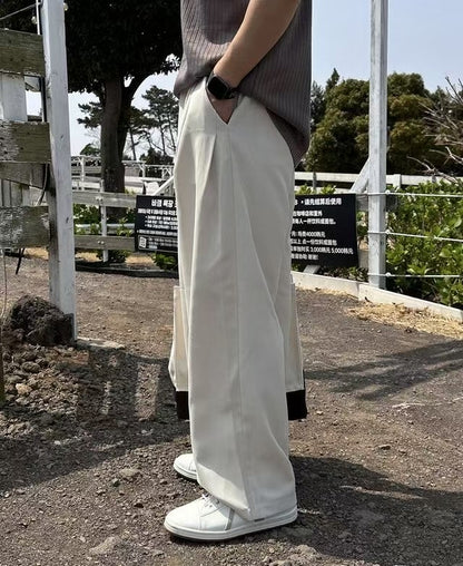 垂墜感落地長褲