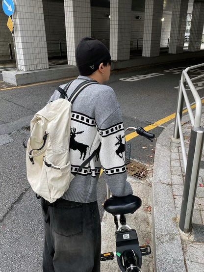 冬日感柔軟針織外套