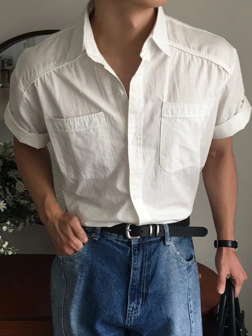 基本款短袖襯衫