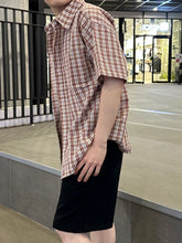 格仔短袖襯衫 香港男裝