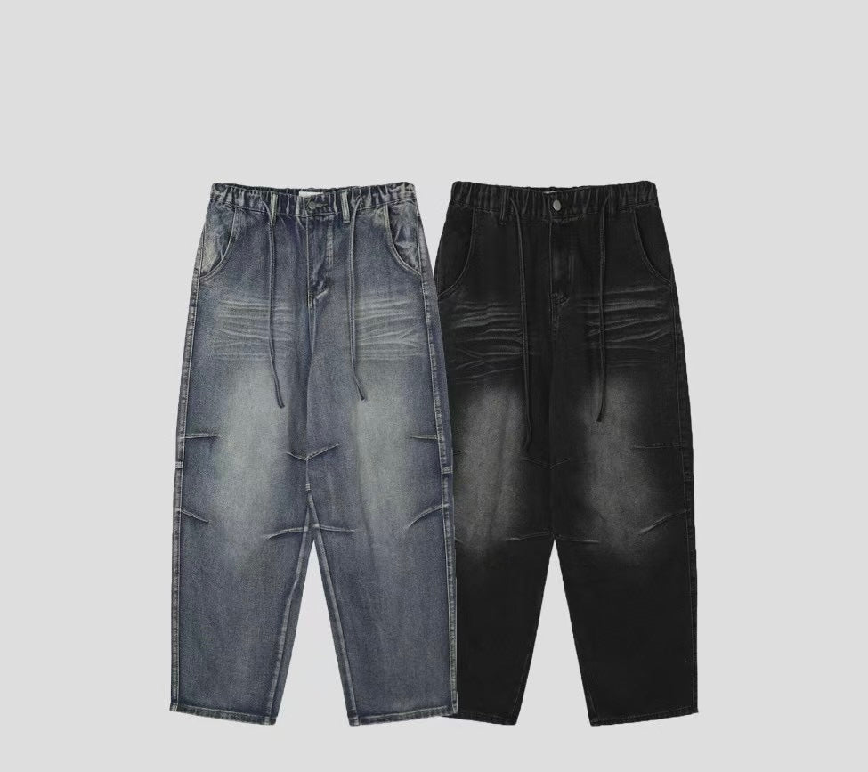 [可調校長度!]漸變牛仔褲