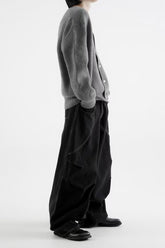 彎身摺紋落地牛仔褲 韓國男裝