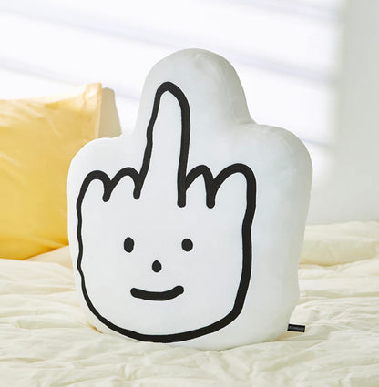 [減壓]LineFriends可愛不失禮貌舉中指抱枕