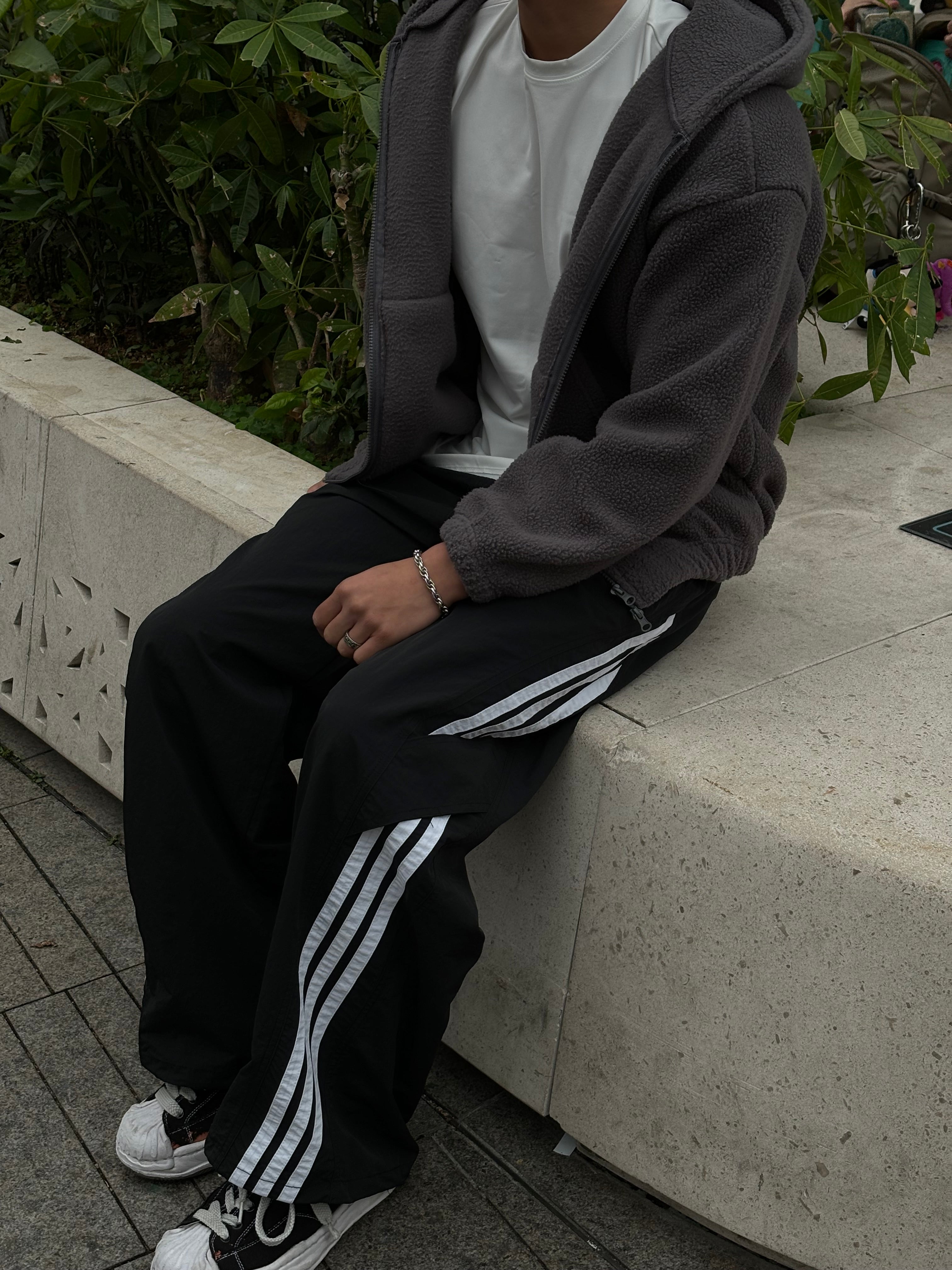 毛毛連帽外套 韓國男裝