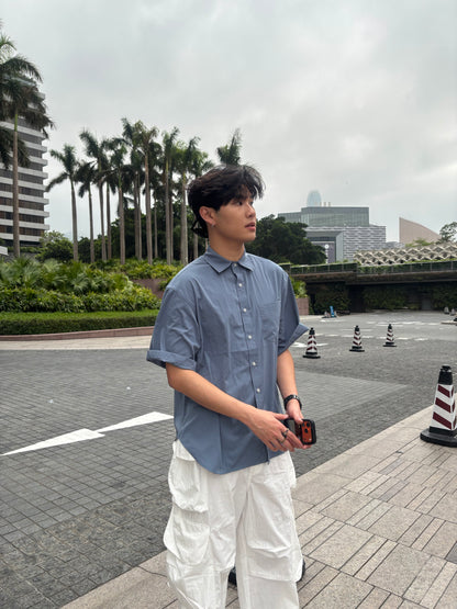 韓系短袖襯衫