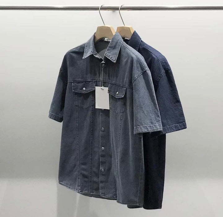 牛仔布襯衫