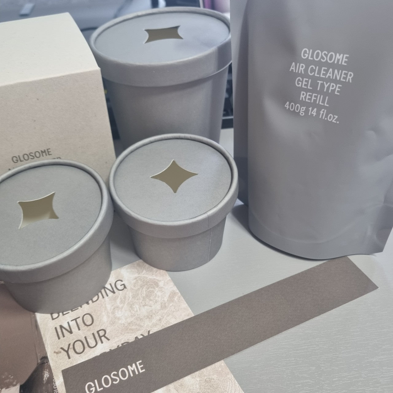 [居家除臭]Glosome銀離子空氣淨化吸臭凝膠