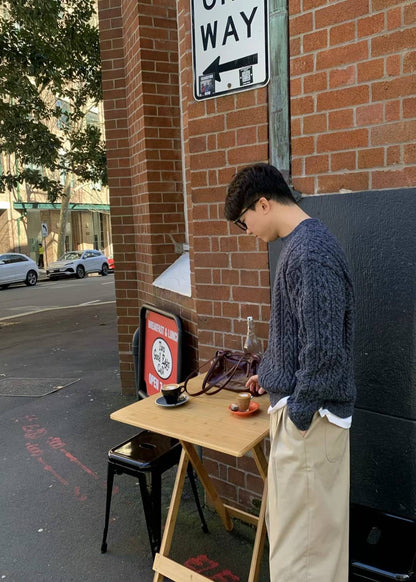 &lt;情侶裝系列&gt;針織簡約上衣