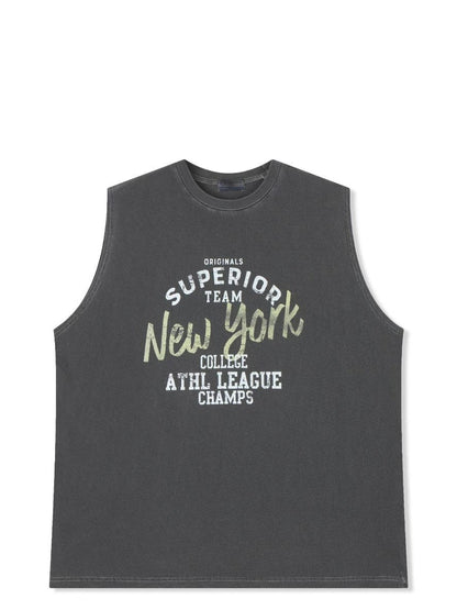 NY Team背心 韓國男裝 newbeige