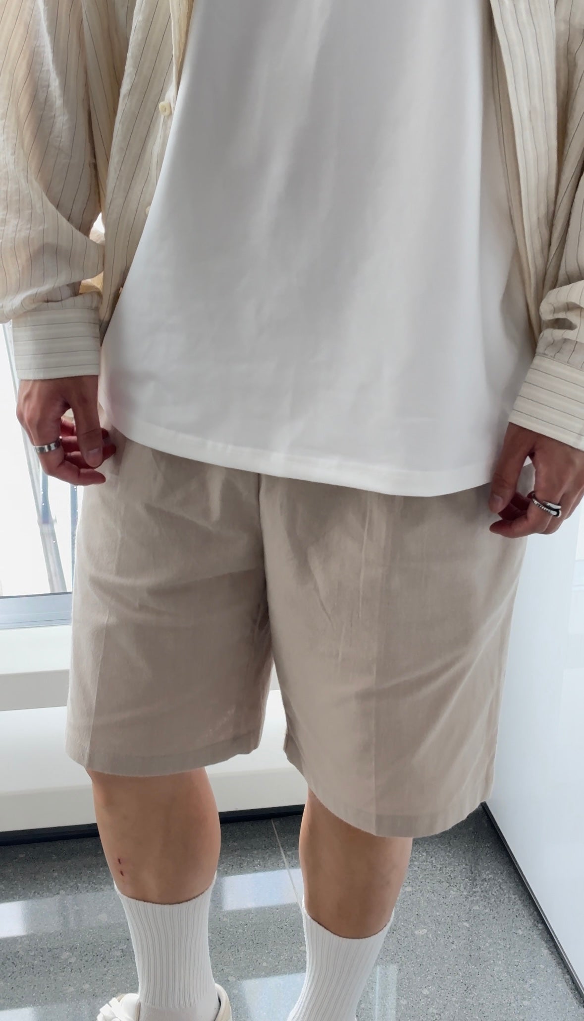 彈性基本款短褲