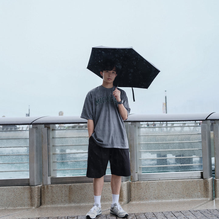 基本款黑色短褲Basic Black Shorts-韓國男裝