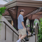 超透氣百搭米色短褲Daily Nylon Beige Shorts- 韓國男裝