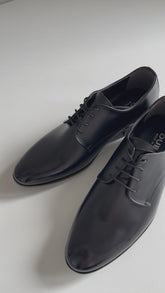 韓國製皮革德比鞋