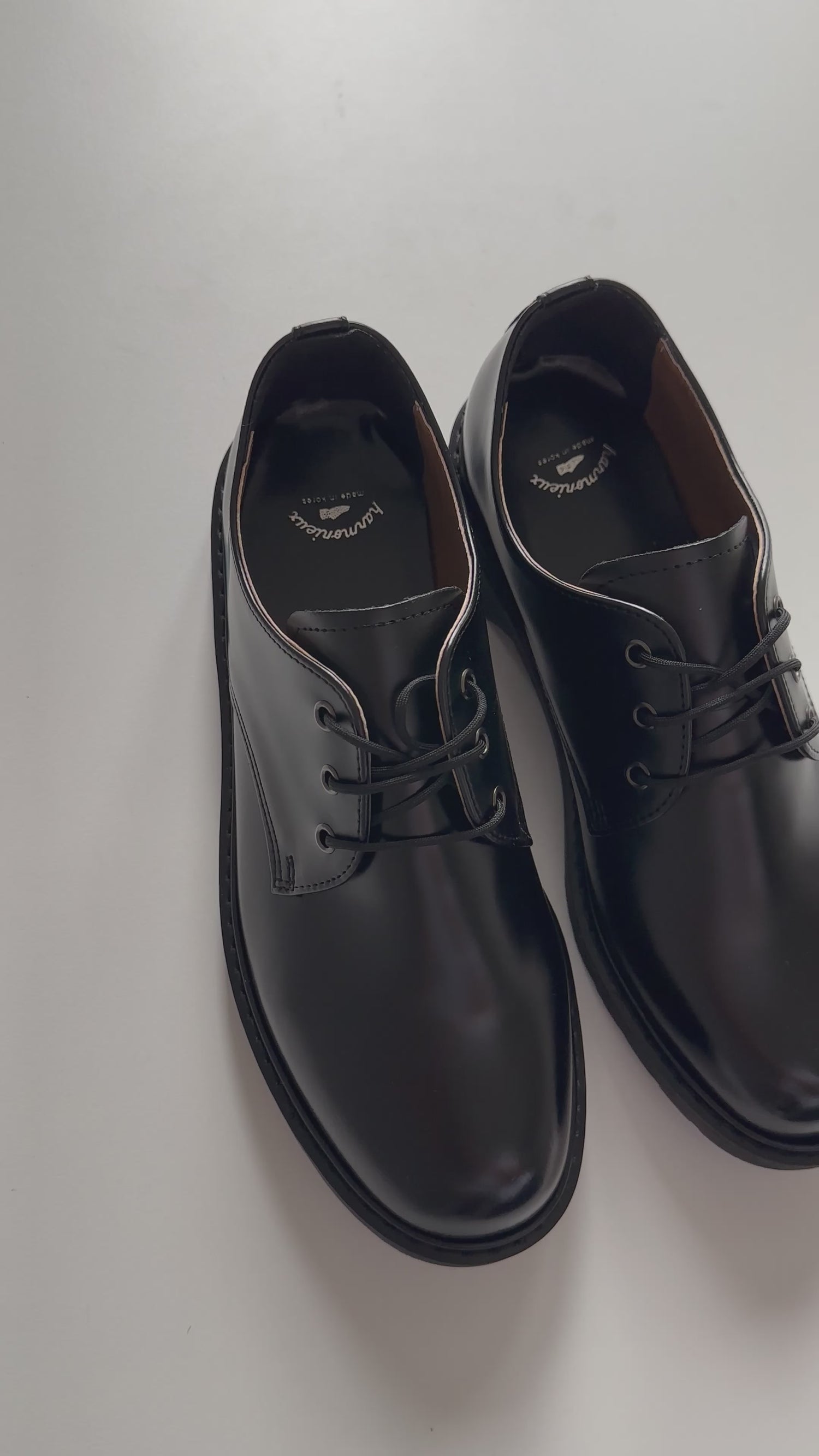 韓國製皮革傳統德比鞋