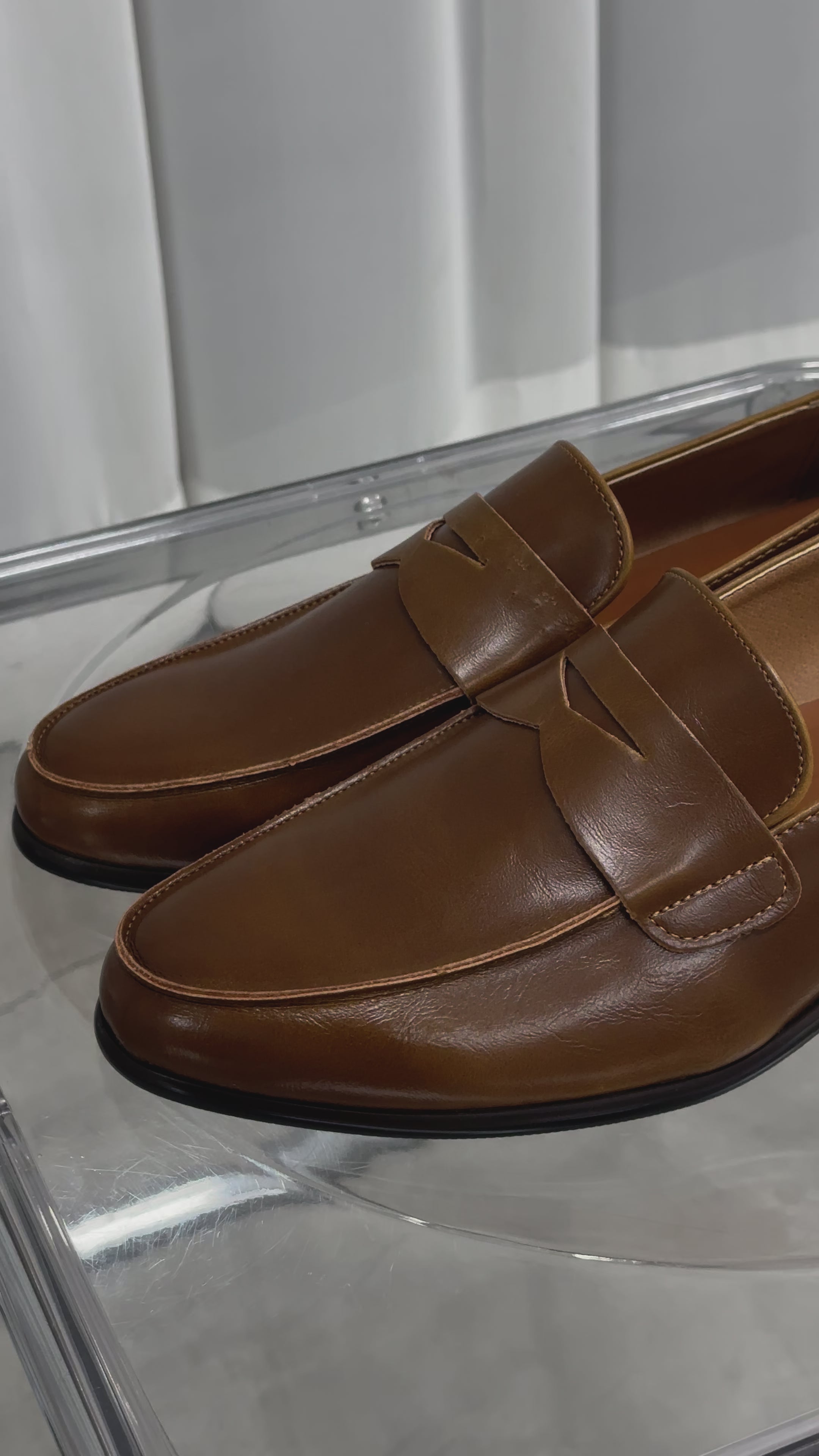 韓國製啡色樂福鞋Loafers