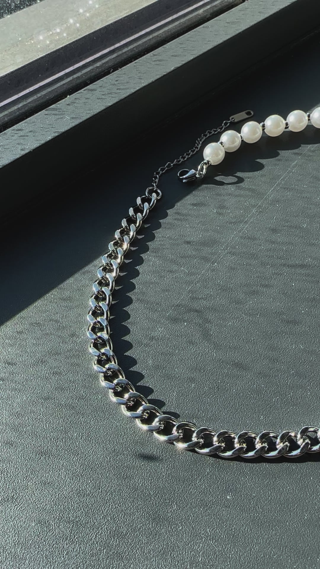 現貨 Pearl Cuban Necklace
