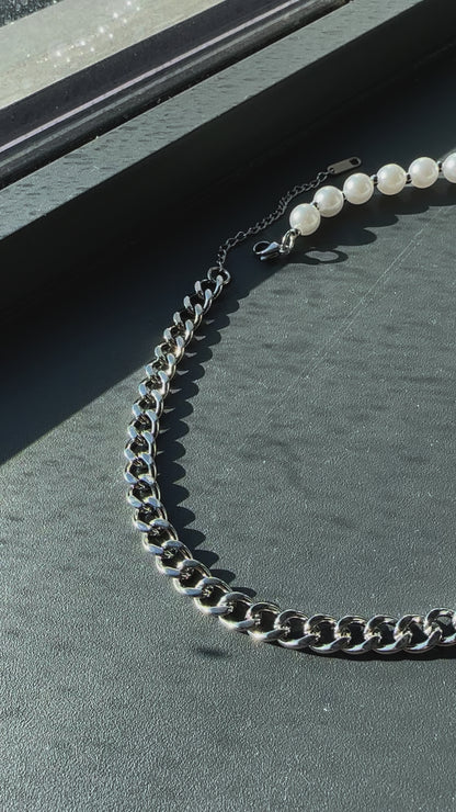 現貨 Pearl Cuban Necklace