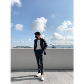 韓國男裝－Dark Ash Grey Suit - Blazer