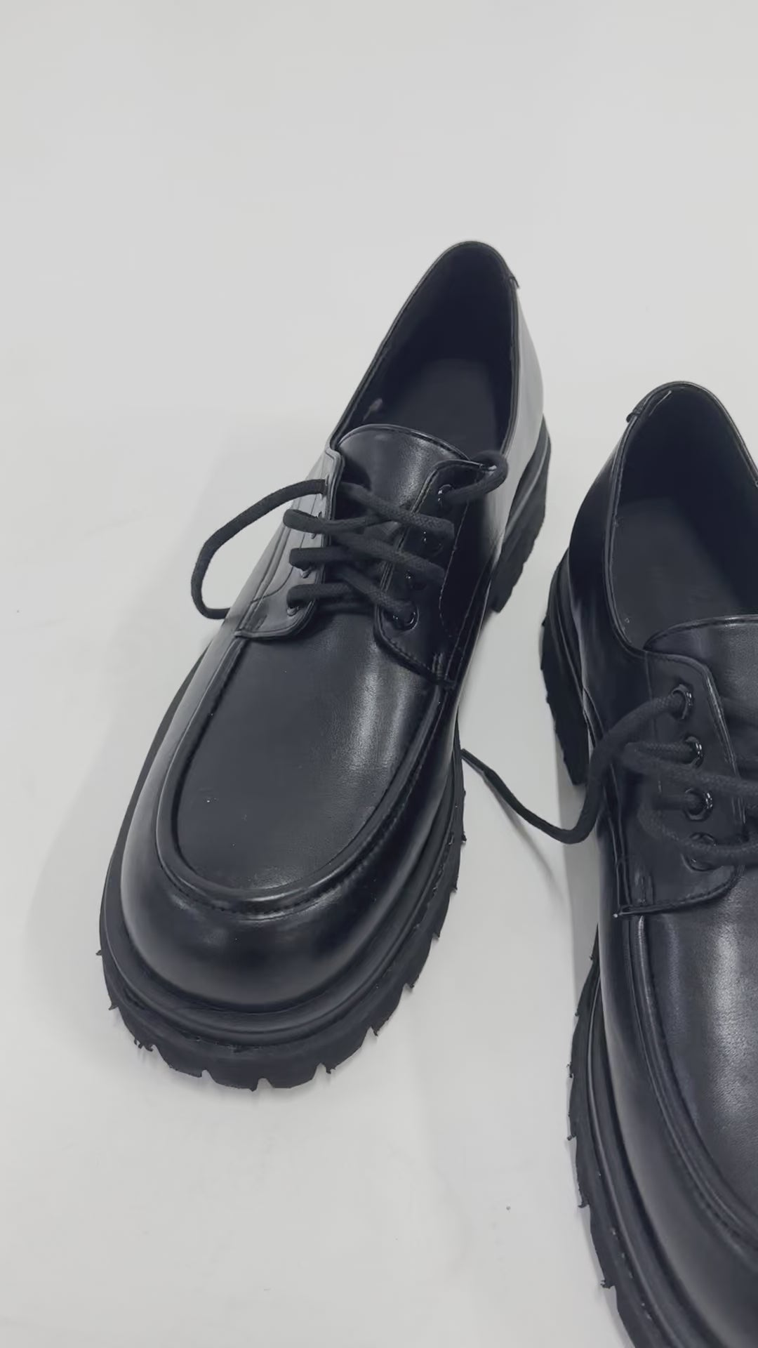 厚底皮鞋Lace-up Shoes - 韓國男裝皮鞋