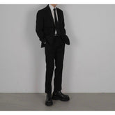 韓國男裝－Black Suit set