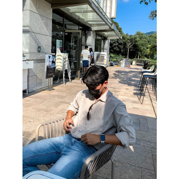 韓國男裝－ Beige Shirt