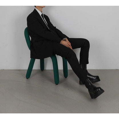 韓國男裝－Black Suit - Bottom