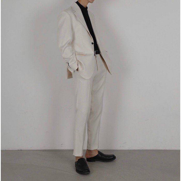 韓國男裝－Ivory Suit - Blazer