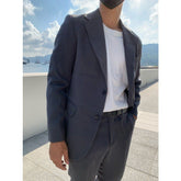 韓國男裝－Dark Ash Grey Suit - Blazer