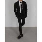 韓國男裝－Black Suit - Blazer