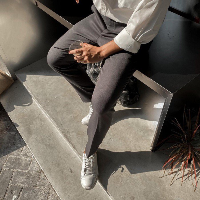 韓國男裝－ Dark Ash Grey Suit - Bottom